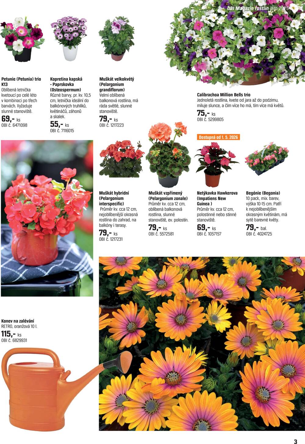 OBI Magazín rostlin od 15.4. do 14.5.2026