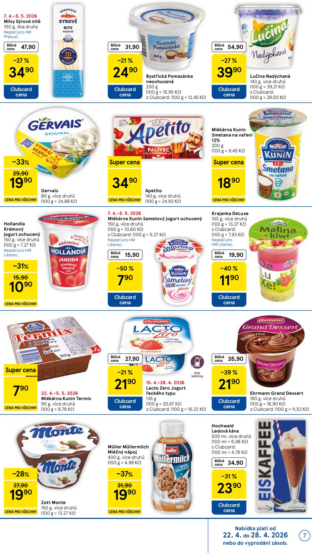 Tesco malé hypermarkety od 22.4. do 28.4.2026