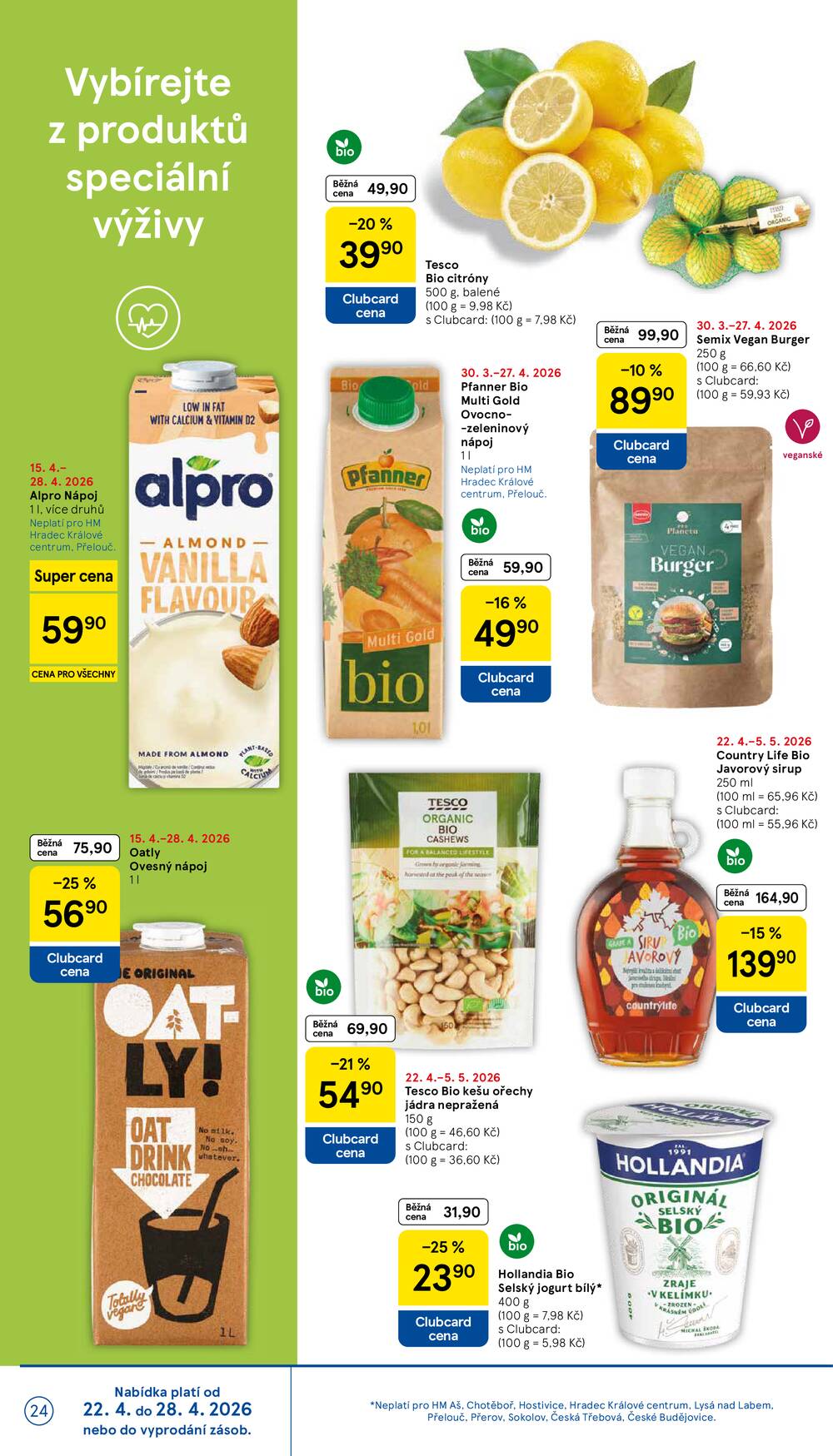 Tesco malé hypermarkety od 22.4. do 28.4.2026