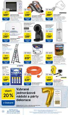 Tesco malé hypermarkety od 22.4. do 28.4.2026