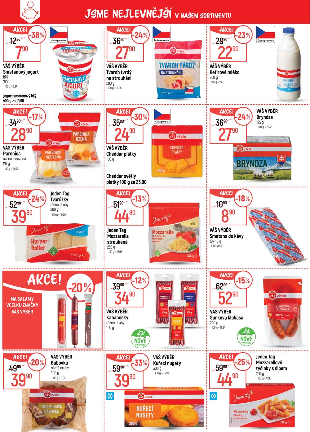 Akční leták Globus 22.4. - 28.4.2026 - Globus Praha - Centrum Černý Most