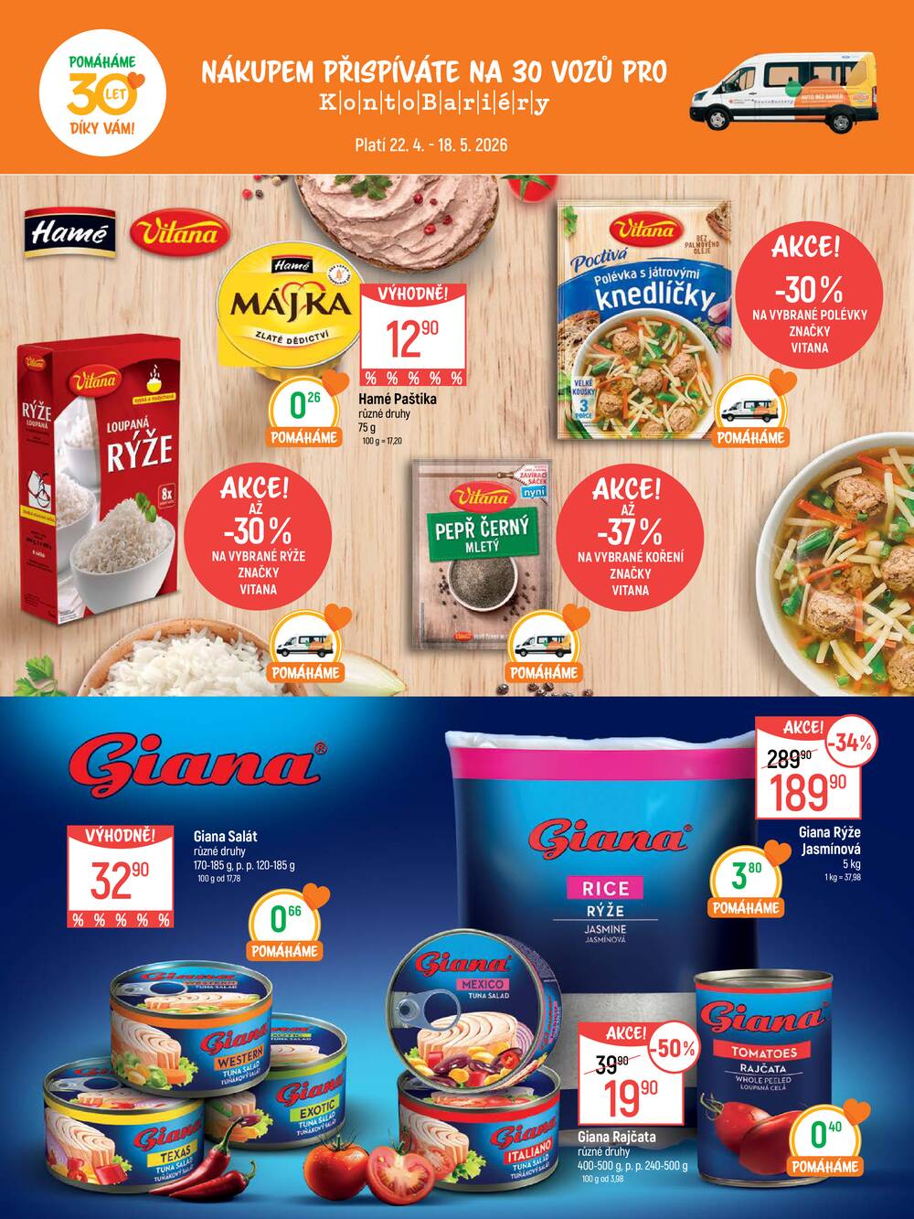 Akční leták Globus 22.4. - 18.5.2026 - Globus Praha - Zličín