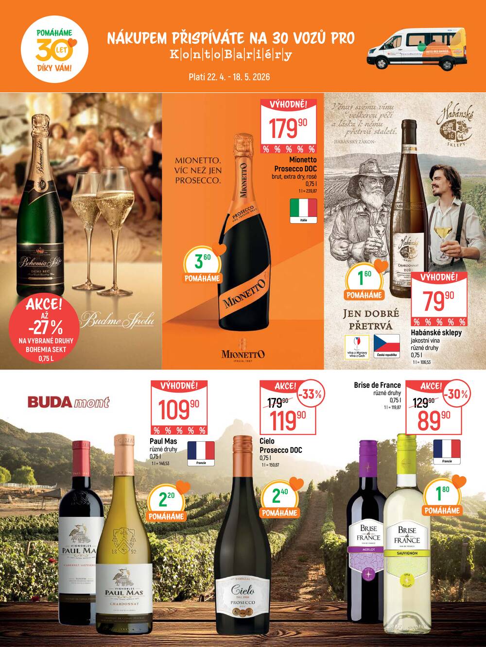 Akční leták Globus 22.4. - 18.5.2026 - Globus Praha - Zličín