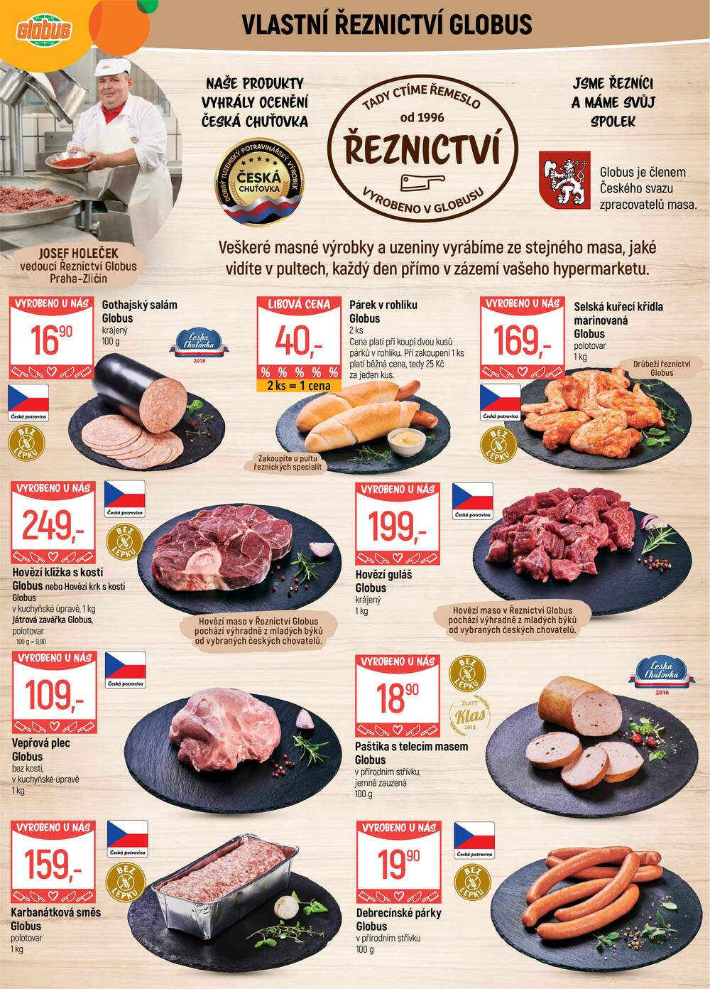 Leták Globus - Akční leták Globus 22.4. - 28.4.2026 - Globus Praha - Zličín - strana 7