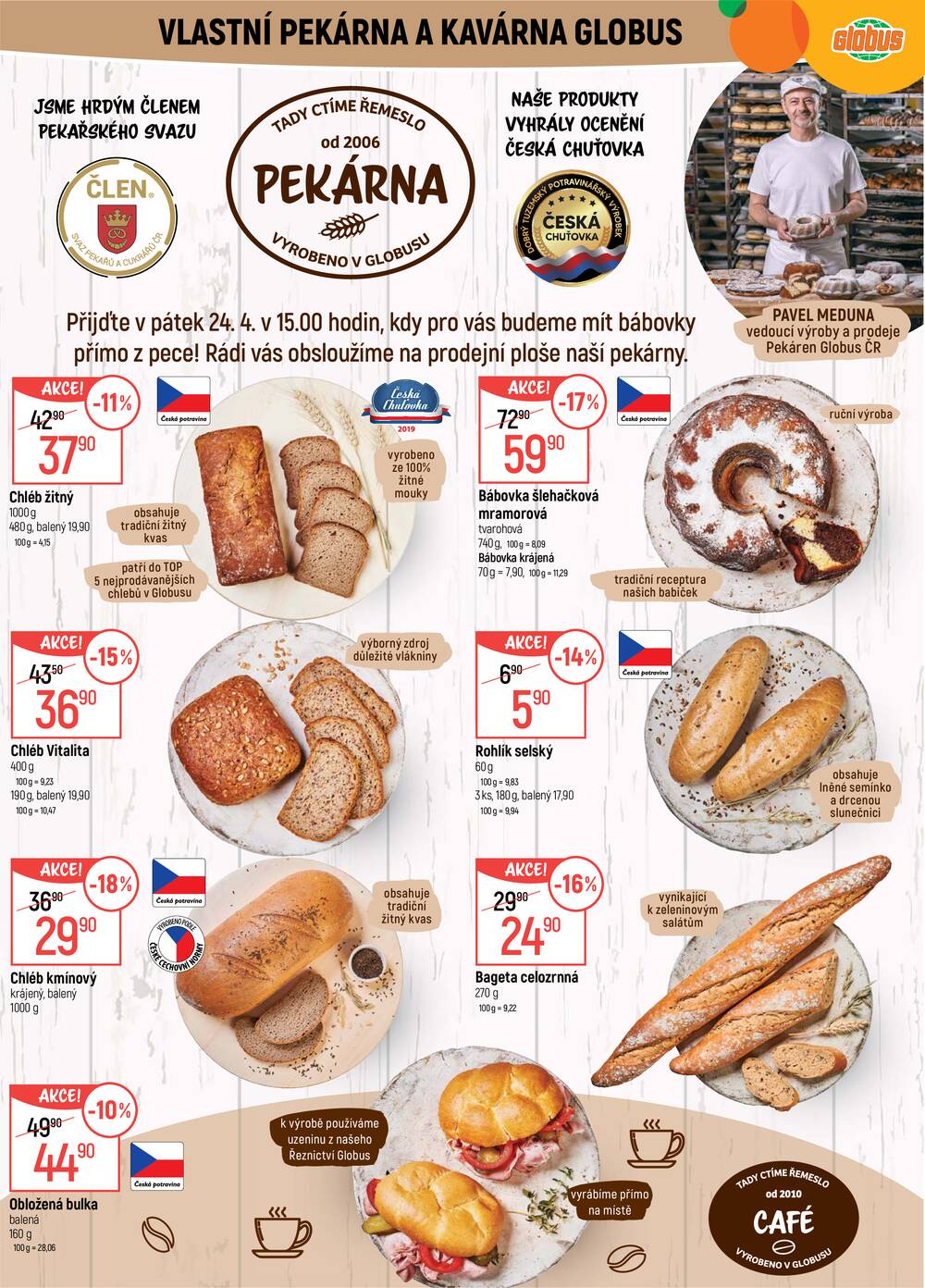 Leták Globus - Akční leták Globus 22.4. - 28.4.2026 - Globus Praha - Zličín - strana 8