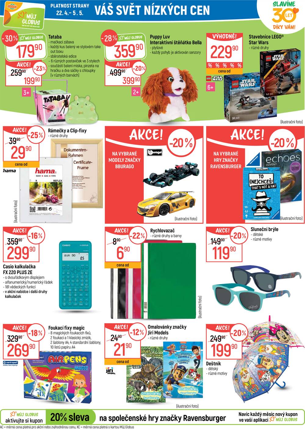 Akční leták Globus 22.4. - 28.4.2026 - Globus Olomouc
