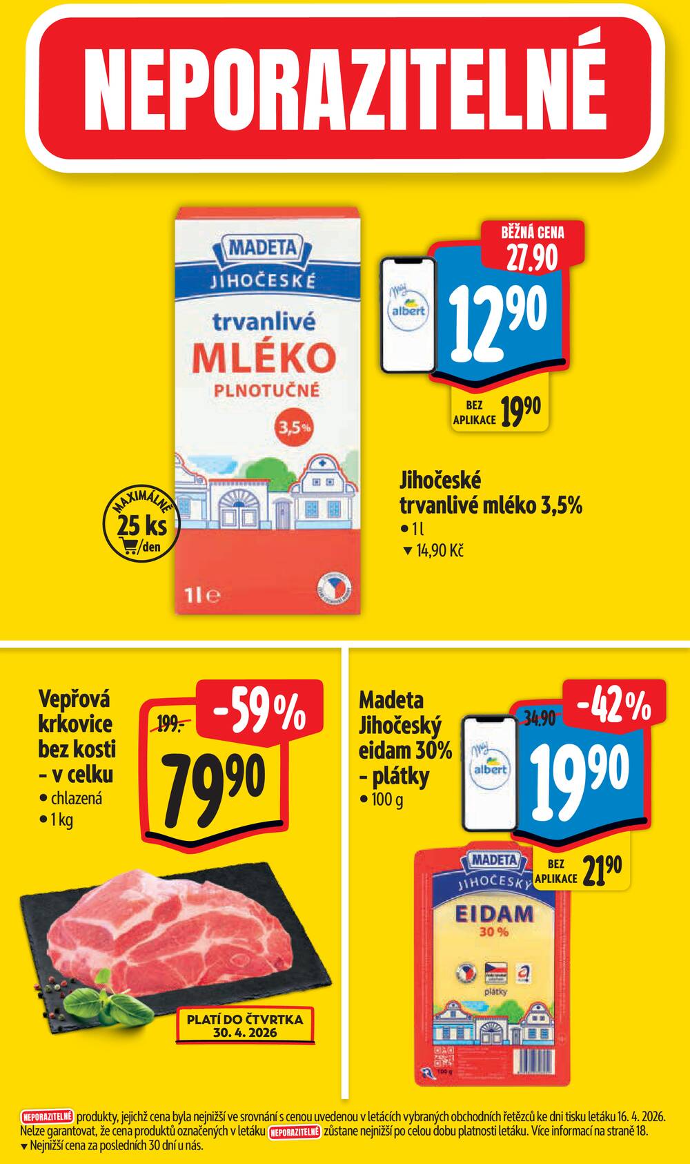Leták Albert - Albert Supermarket Jihomoravský od 22.4. do 28.4.2026 - strana 3