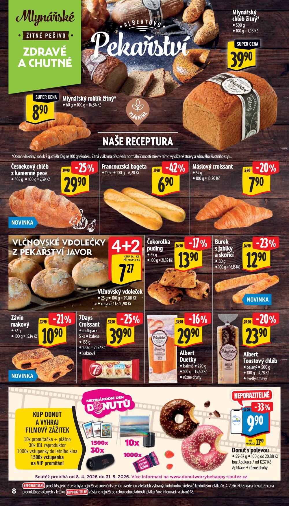 Leták Albert - Albert Supermarket Jihomoravský od 22.4. do 28.4.2026 - strana 16