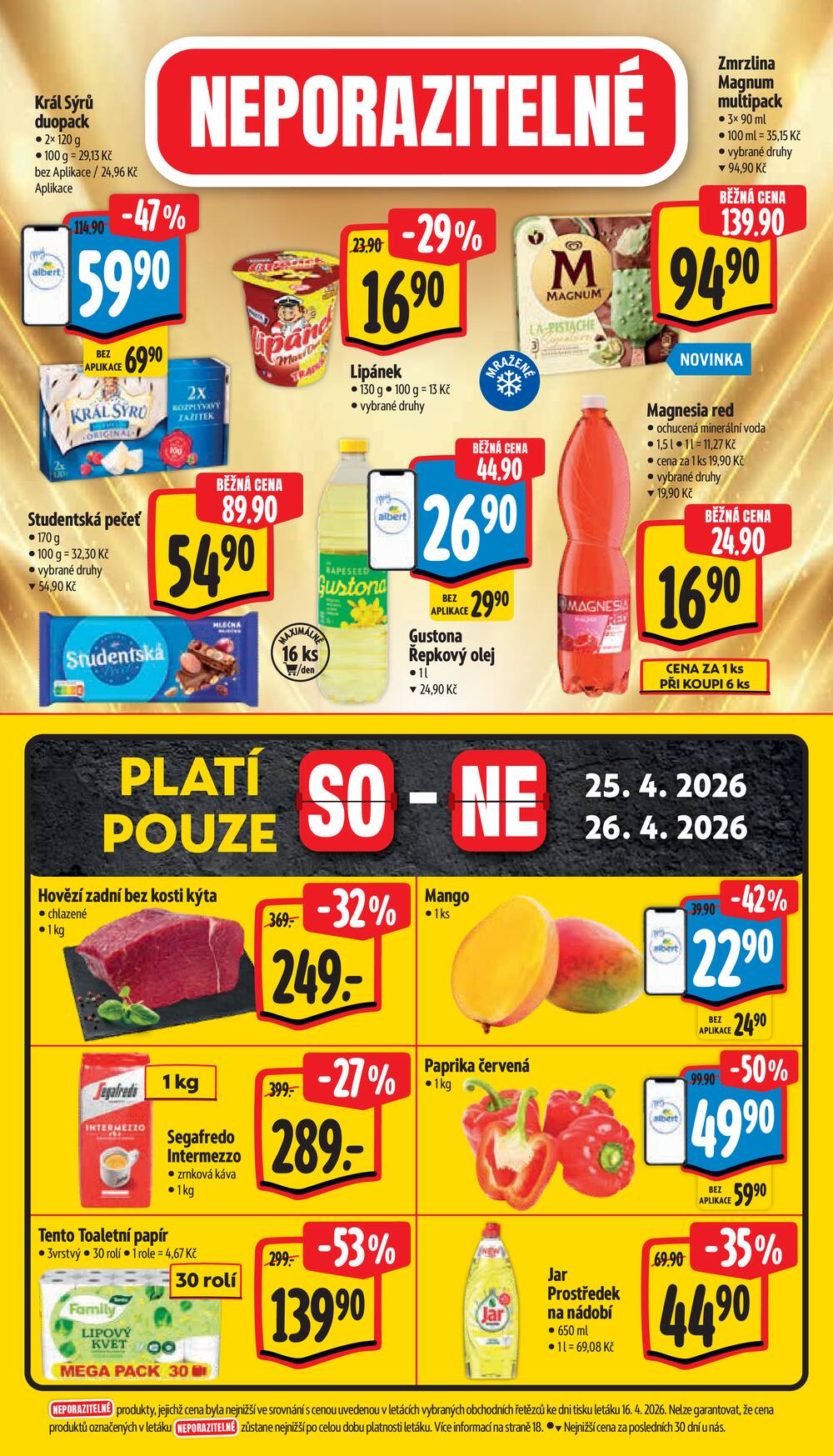 Leták Albert - Albert Supermarket Jihomoravský od 22.4. do 28.4.2026 - strana 31