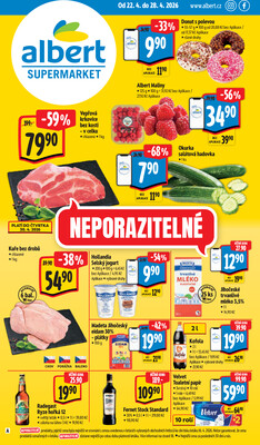 Leták Albert Supermarket Jihomoravský od 22.4. do 28.4.2026