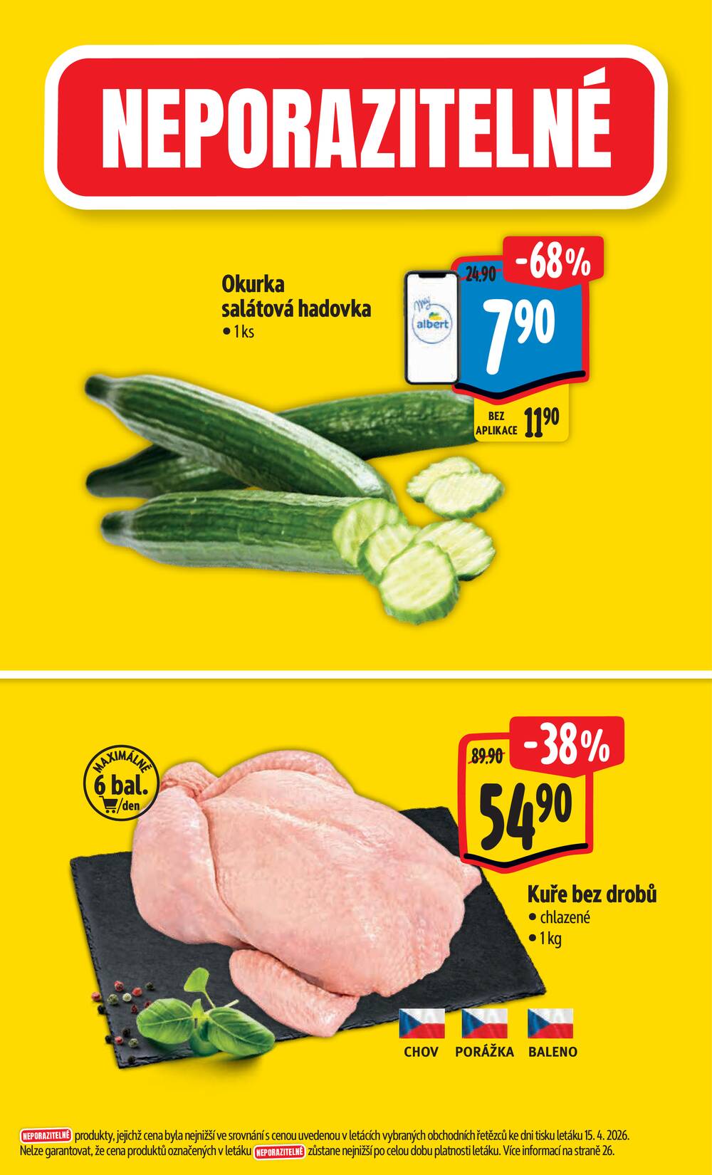 Albert Hypermarket Jihomoravský od 22.4. do 28.4.2026