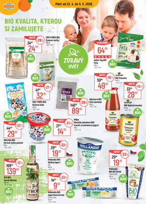 Leták Akční leták Globus 22.4. - 5.5.2026 - Globus Praha - Štěrboholy