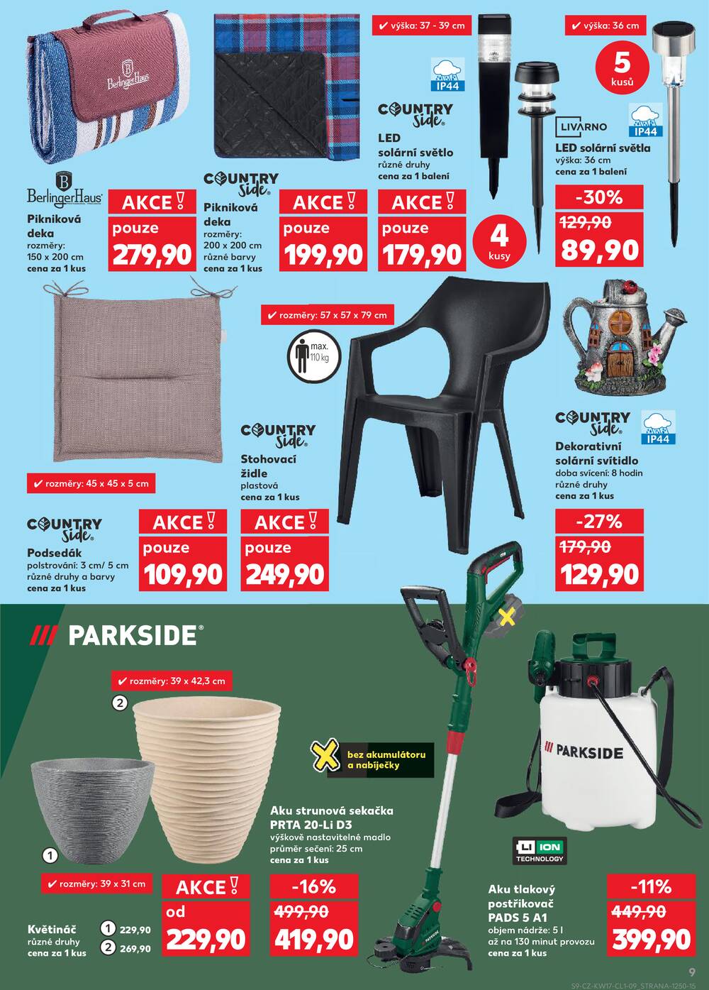 Leták Kaufland - Kaufland Spotřební zboží 22.4. - 28.4.2026 - strana 9