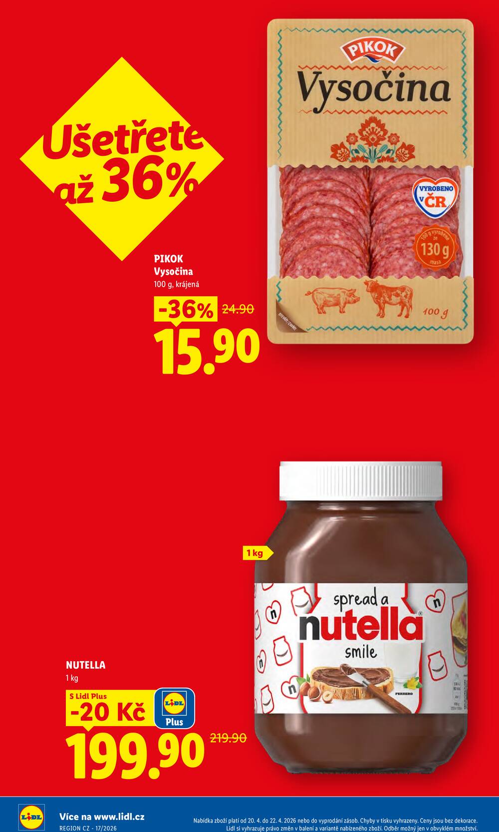 Lidl od 20.4. do 22.4.2026