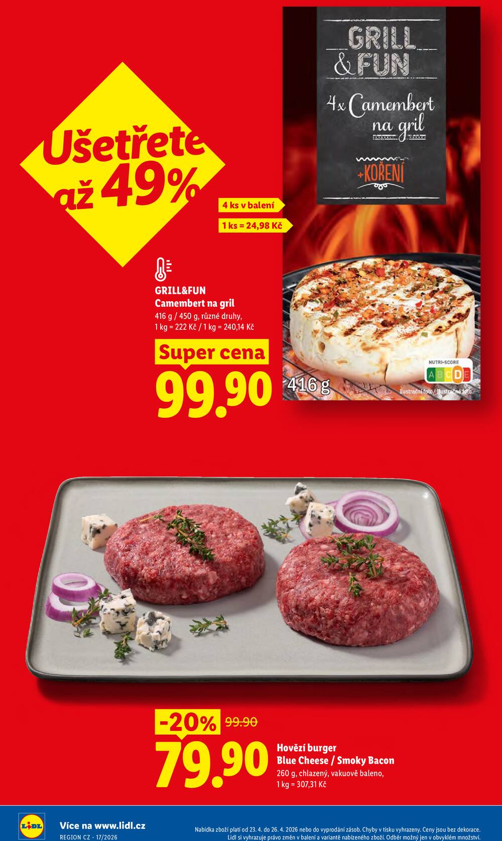 Lidl Čtvrtek od 23.4. do 26.4.2026