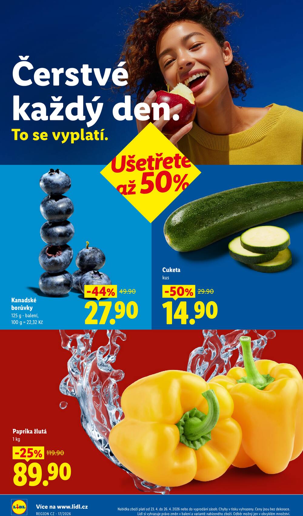 Lidl Čtvrtek od 23.4. do 26.4.2026