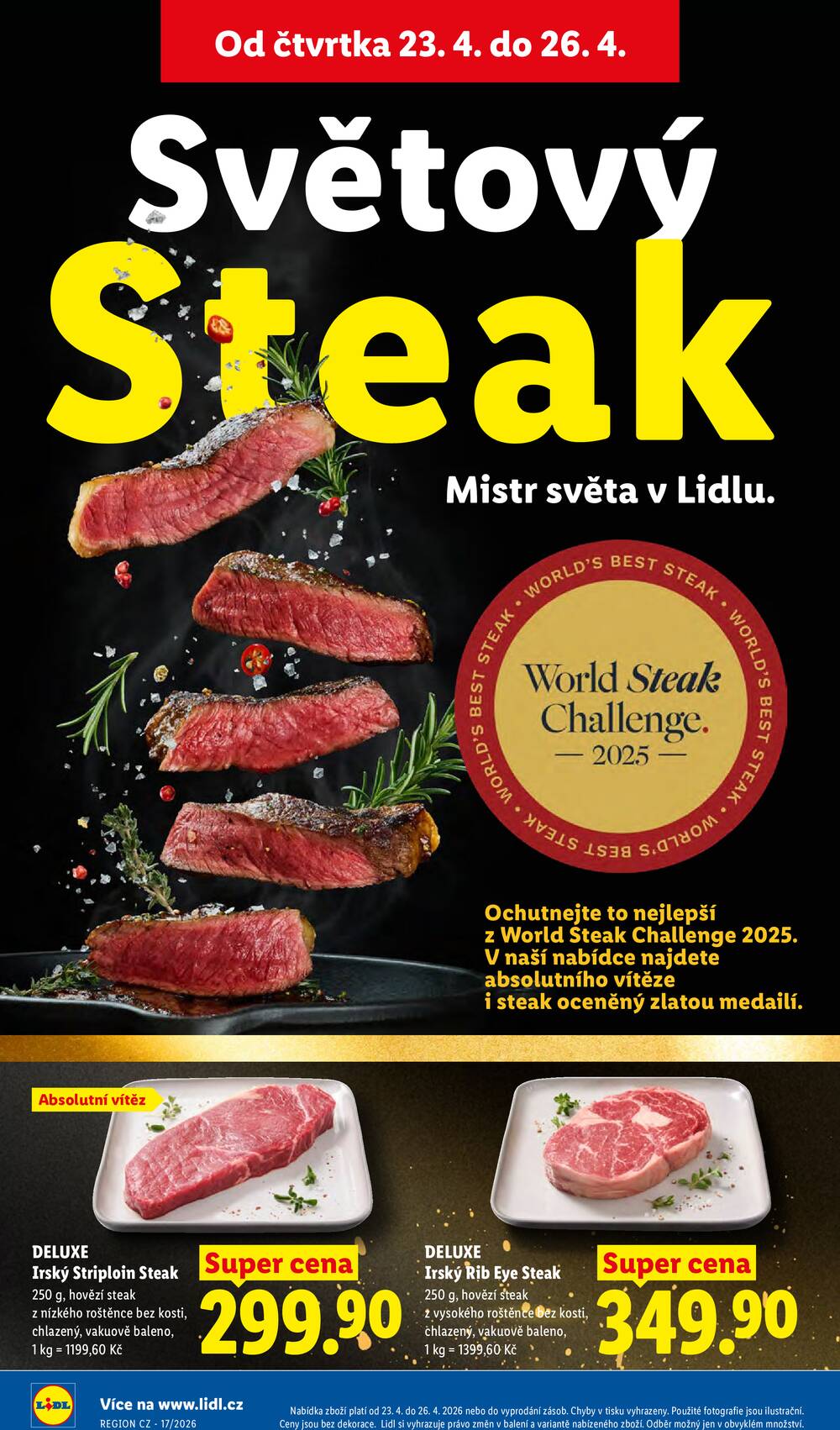 Lidl Čtvrtek od 23.4. do 26.4.2026