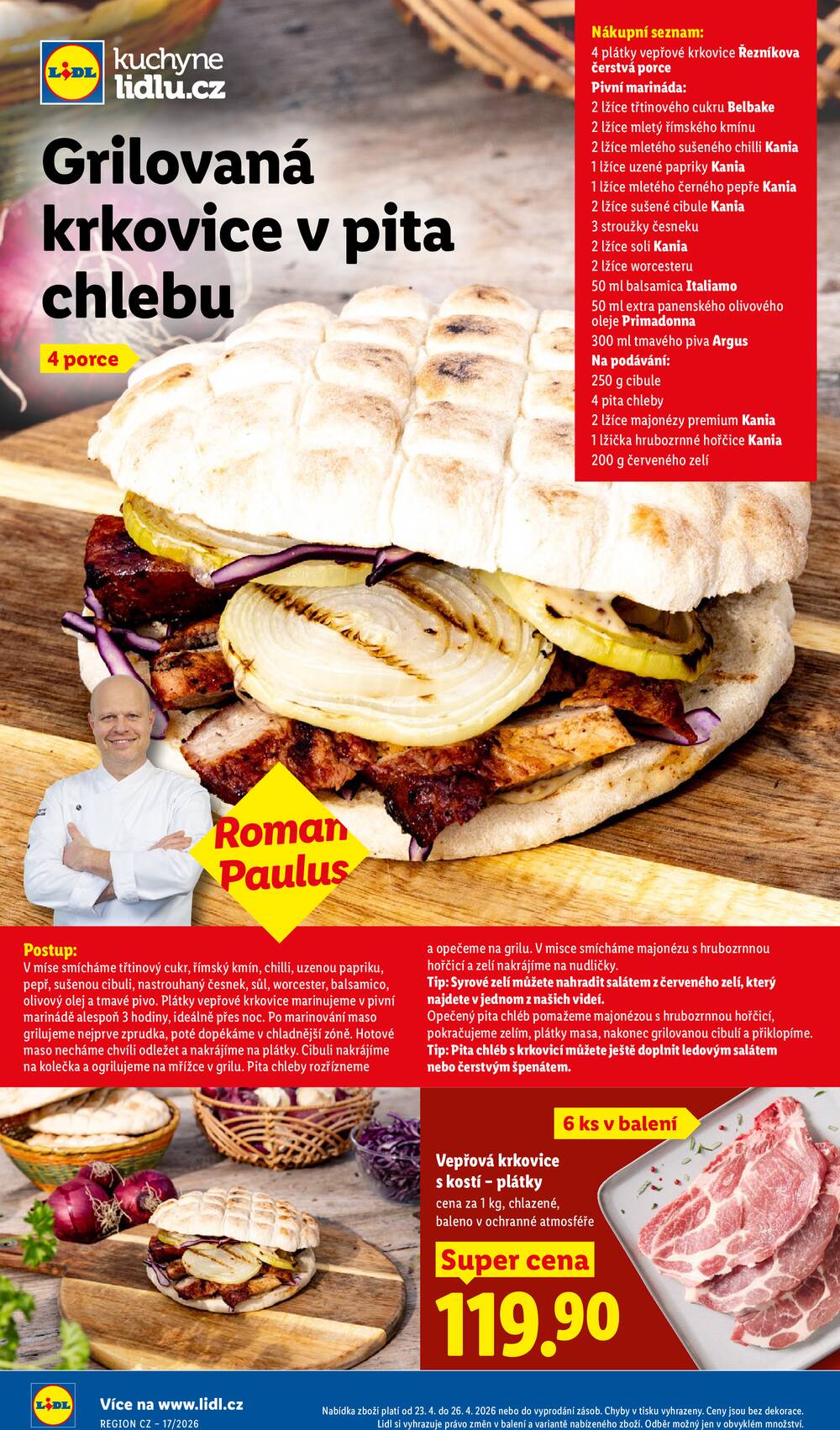 Lidl Čtvrtek od 23.4. do 26.4.2026