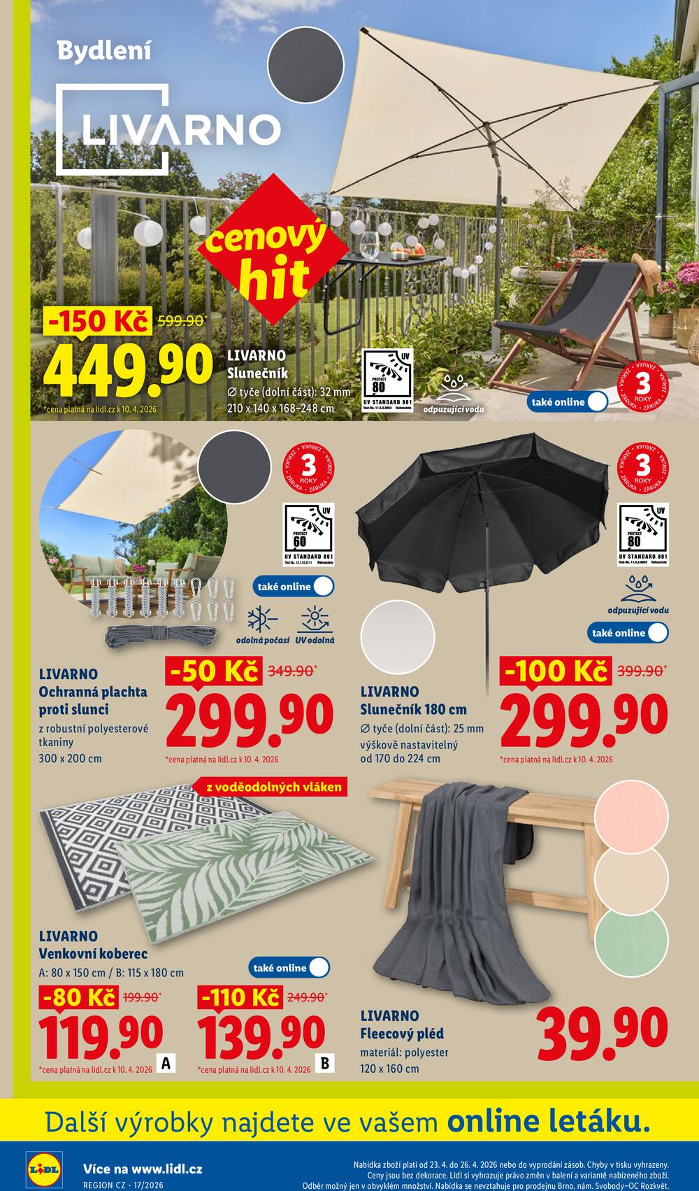 Lidl Čtvrtek od 23.4. do 26.4.2026