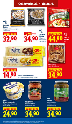Lidl Čtvrtek od 23.4. do 26.4.2026