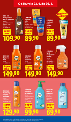 Lidl Čtvrtek od 23.4. do 26.4.2026