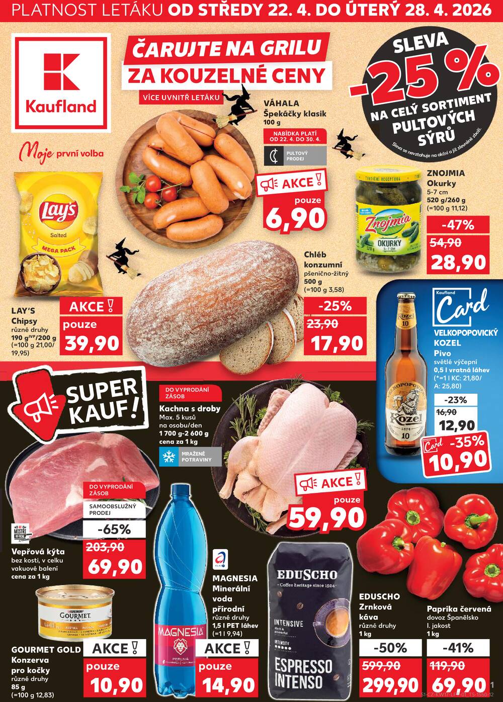 Kaufland 22.4. - 28.4. - Kaufland - Čáslav