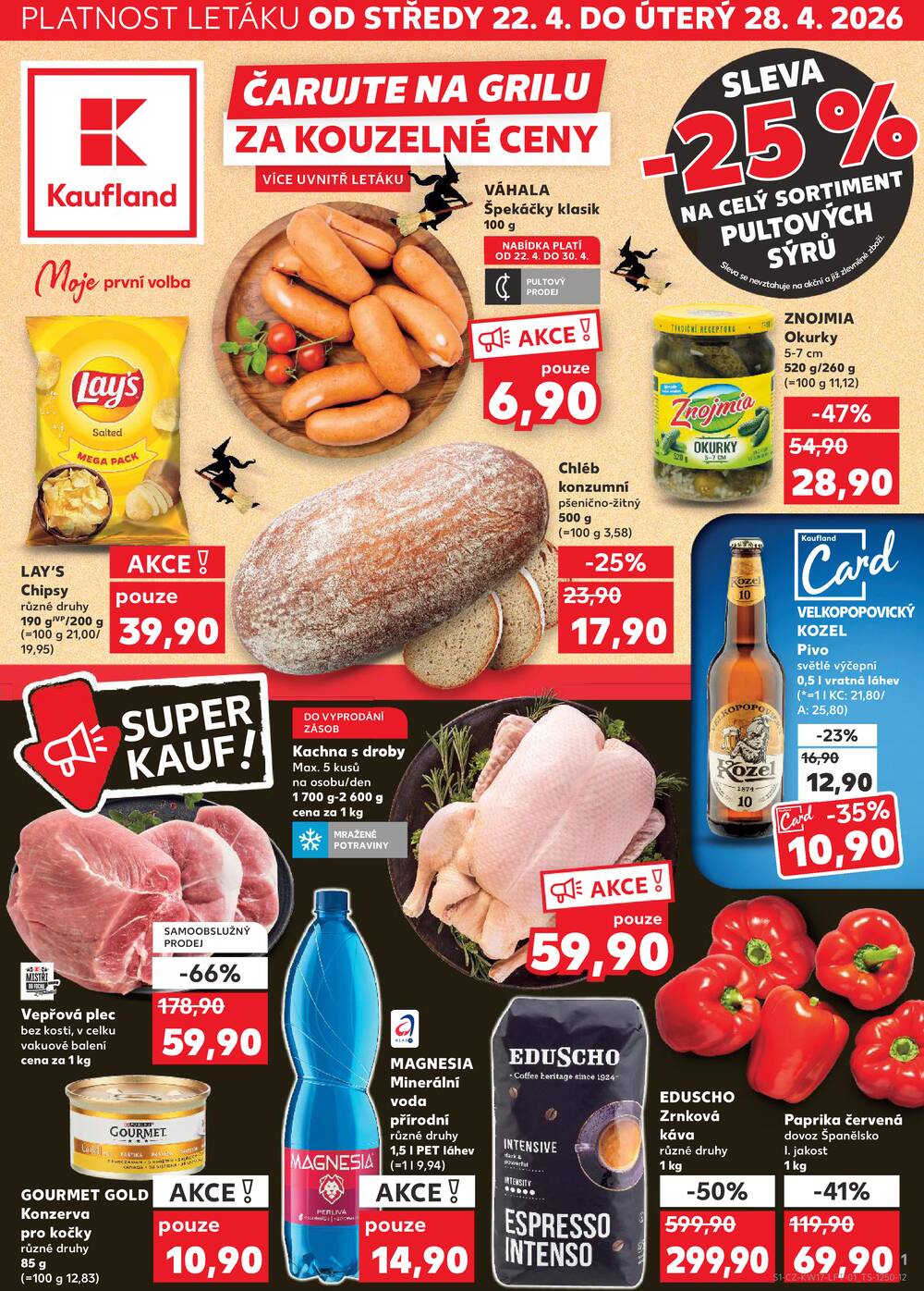 Kaufland 22.4. - 28.4. - Kaufland - Náchod