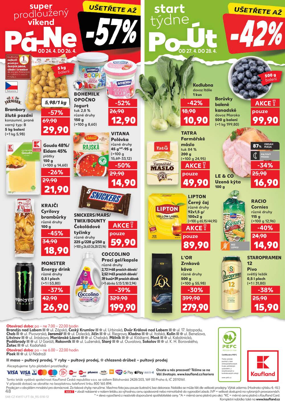 Kaufland 22.4. - 28.4. - Kaufland - Most