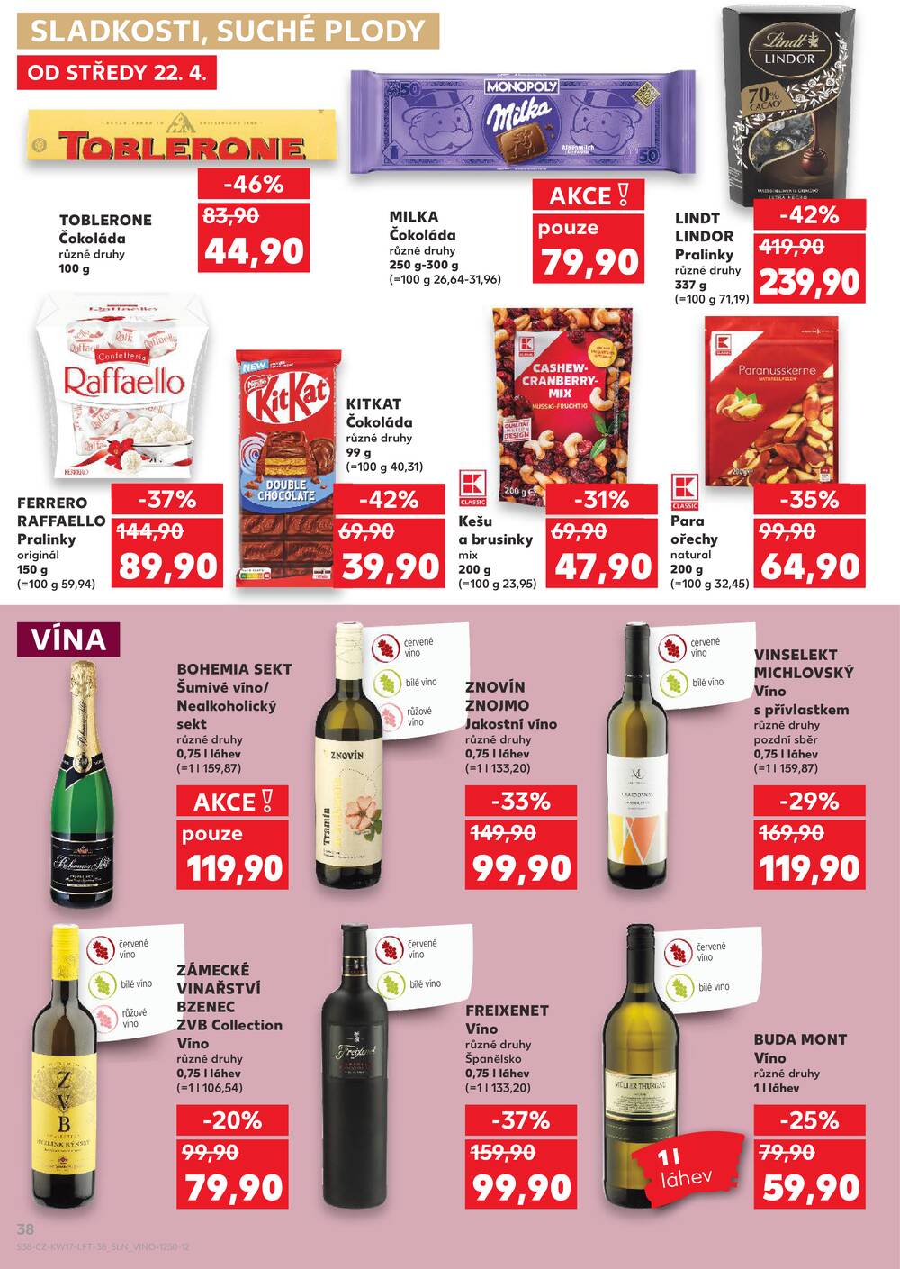 Kaufland 22.4. - 28.4. - Kaufland - Zábřeh na Moravě