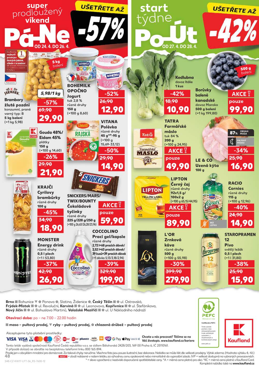 Kaufland 22.4. - 28.4. - Kaufland - Kopřivnice