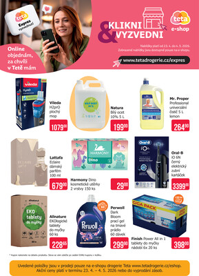 leták Teta drogerie