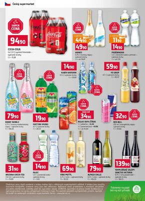 Terno České Budějovice, Třeboň, Trhové sviny, Bechyně, Týn nad Vltavou, Hradec Králové, Olomouc, Borovany, Zlín, Český Krumlov od 29.4. do 5.5.2026