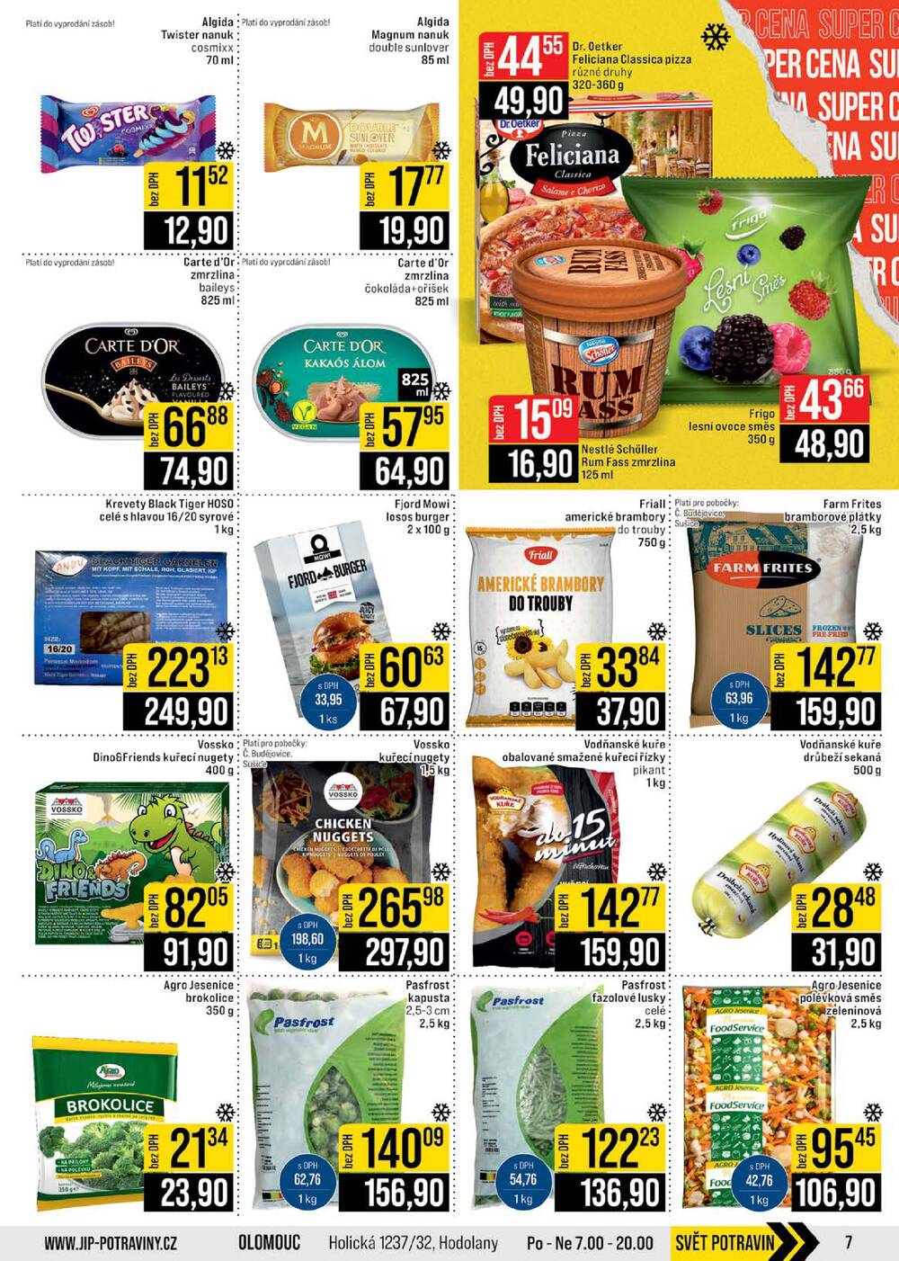 JIP Cash & Carry České Budějovice, Most, Náchod, Polička, Sušice a Svoboda nad Úpou od 22.4. do 28.4.2026