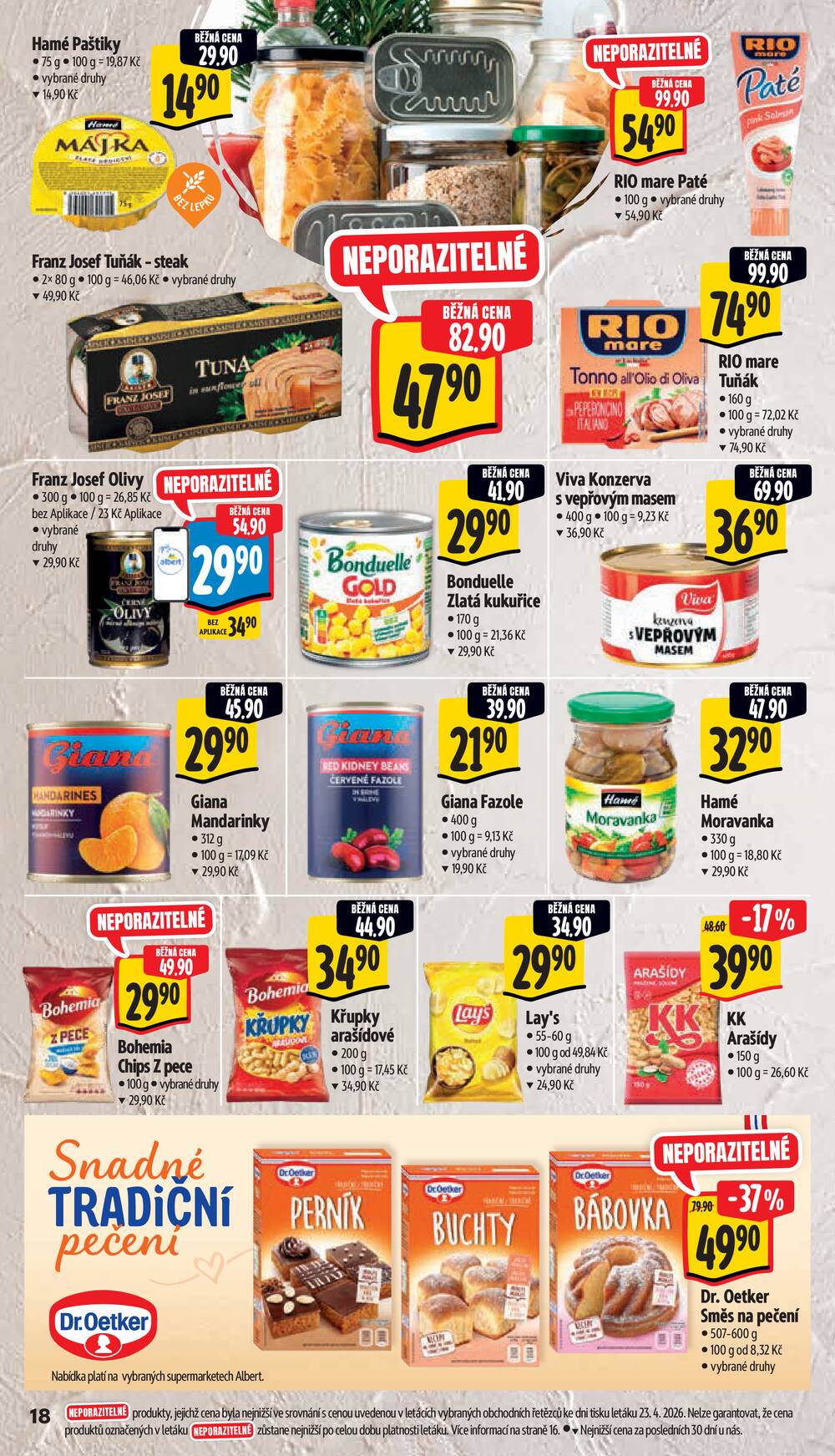 Leták Albert - Albert Supermarket Jihomoravský od 29.4. do 5.5.2026 - strana 26