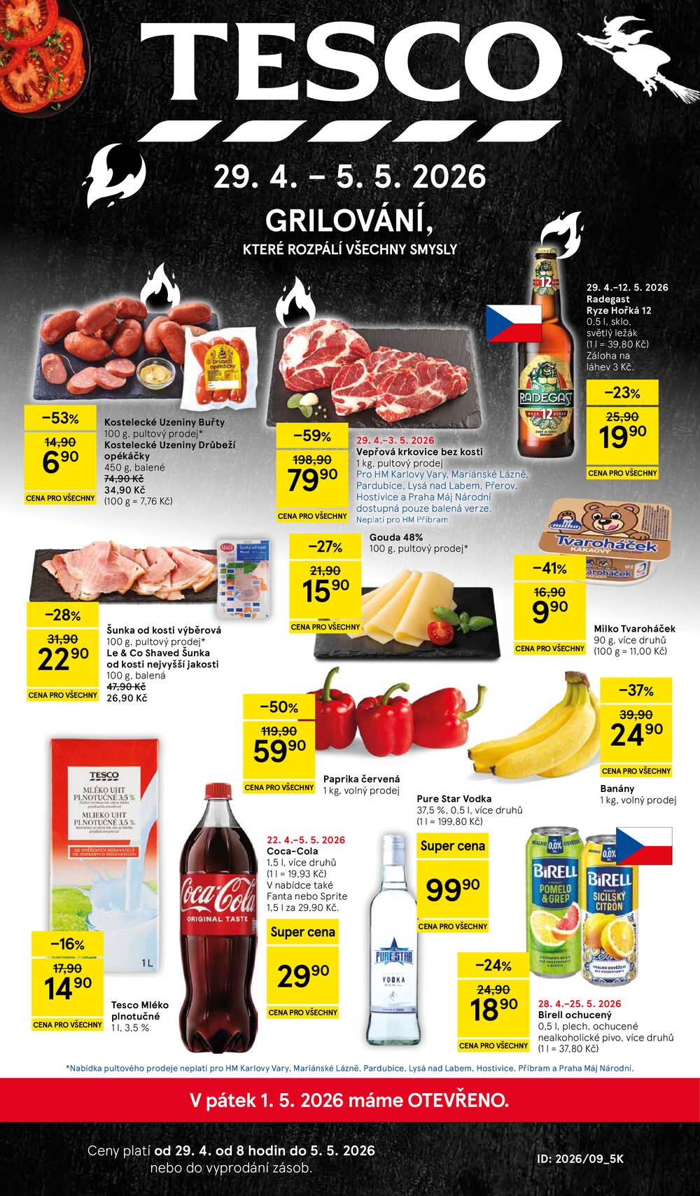 Leták Tesco - Tesco malé hypermarkety od 29.4. do 5.5.2026 - strana 1