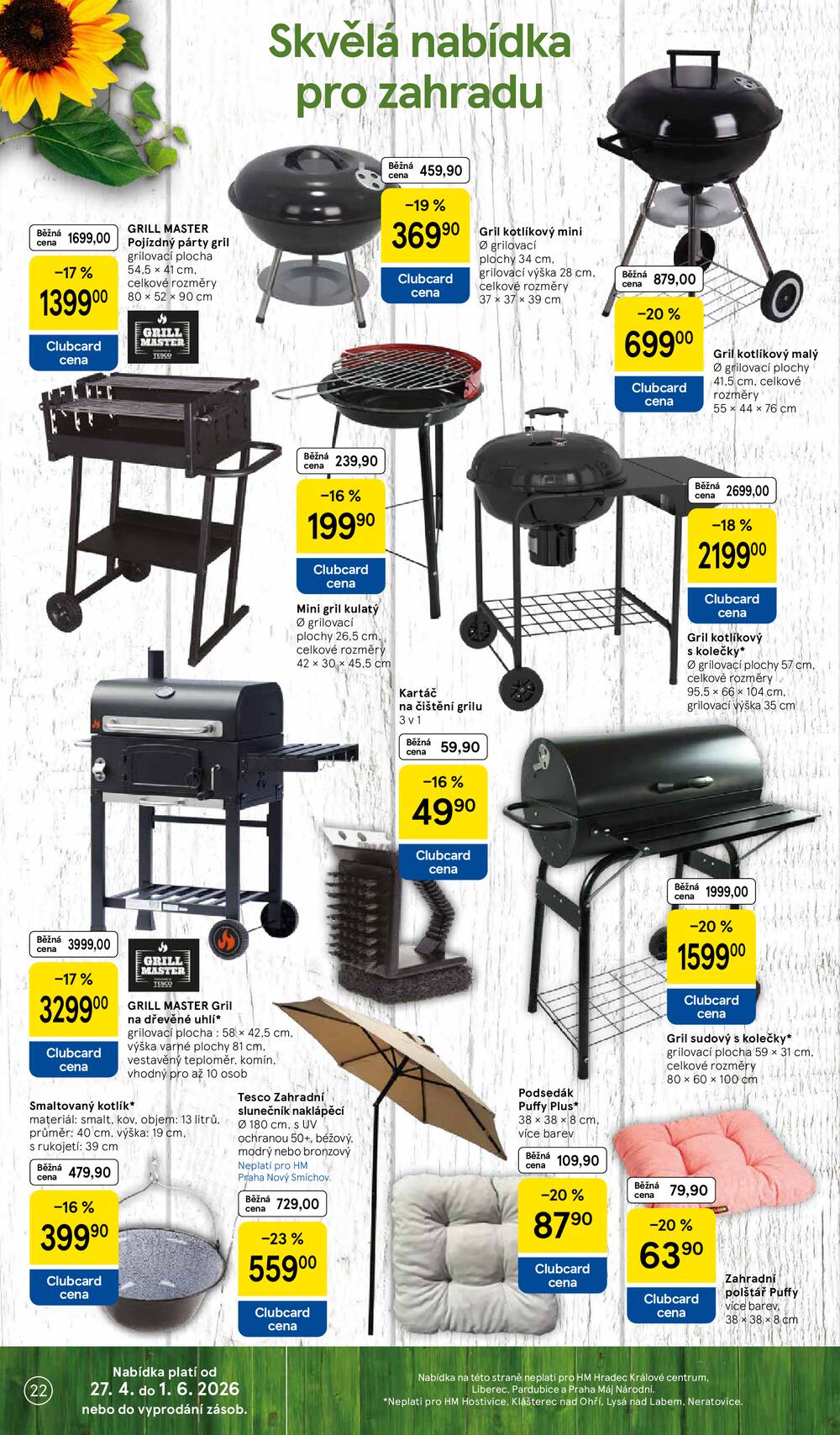 Tesco malé hypermarkety od 29.4. do 5.5.2026