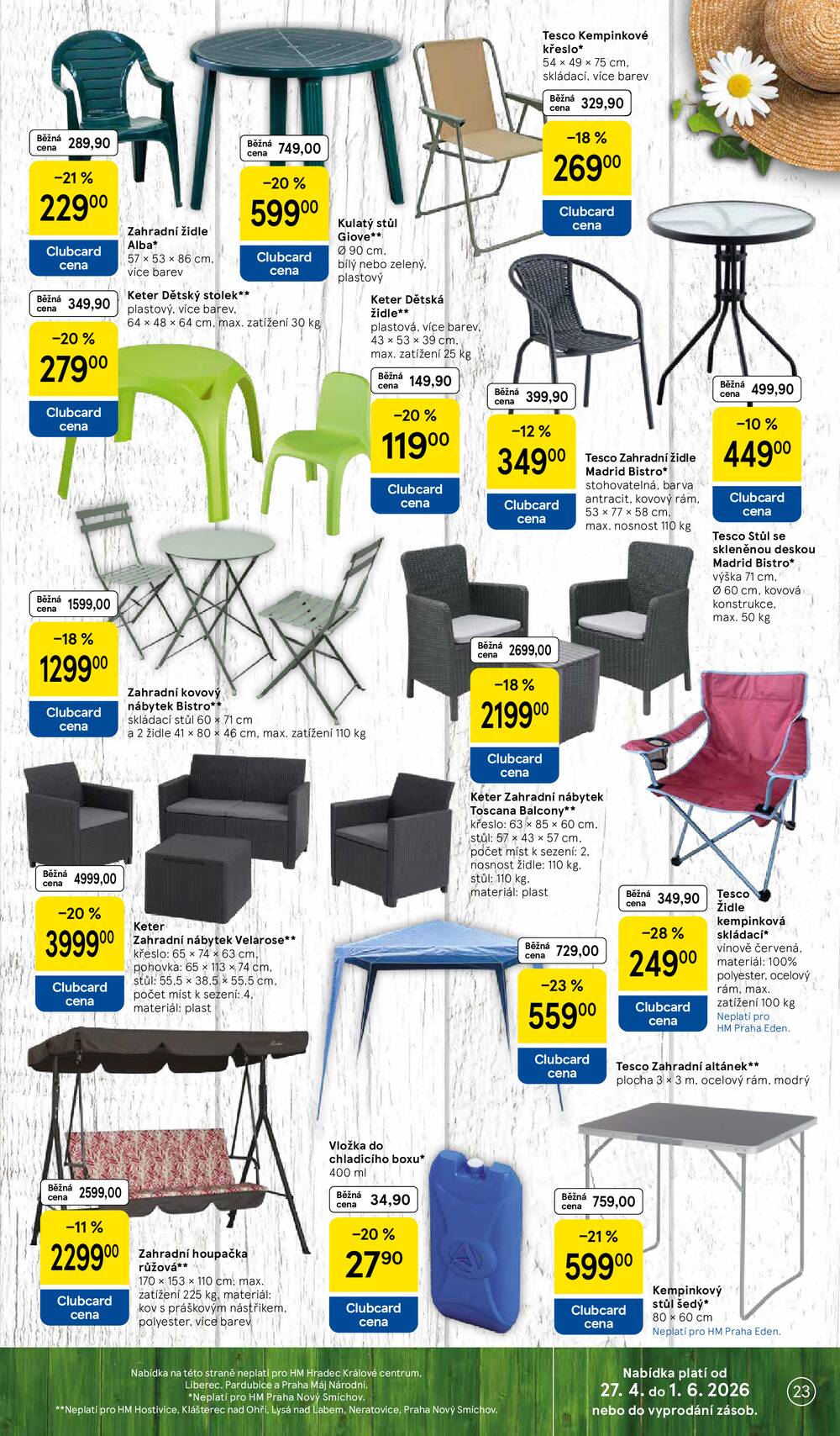 Tesco malé hypermarkety od 29.4. do 5.5.2026