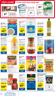 Tesco malé hypermarkety od 29.4. do 5.5.2026