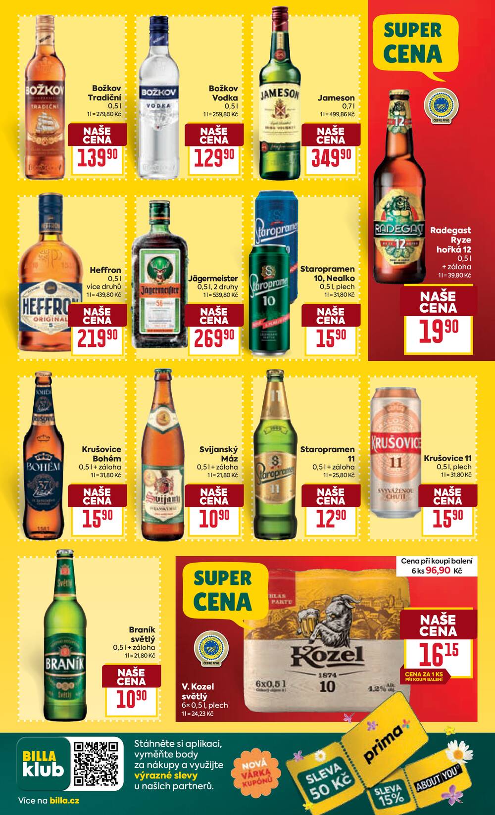 BILLA od 29.4. do 5.5.2026