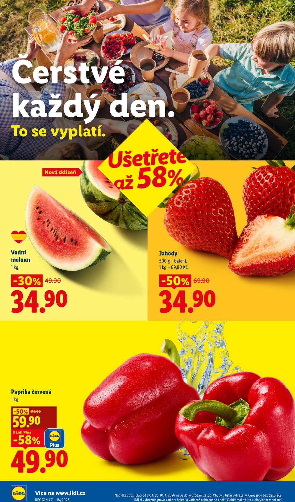 Lidl od 27.4. do 30.4.2026