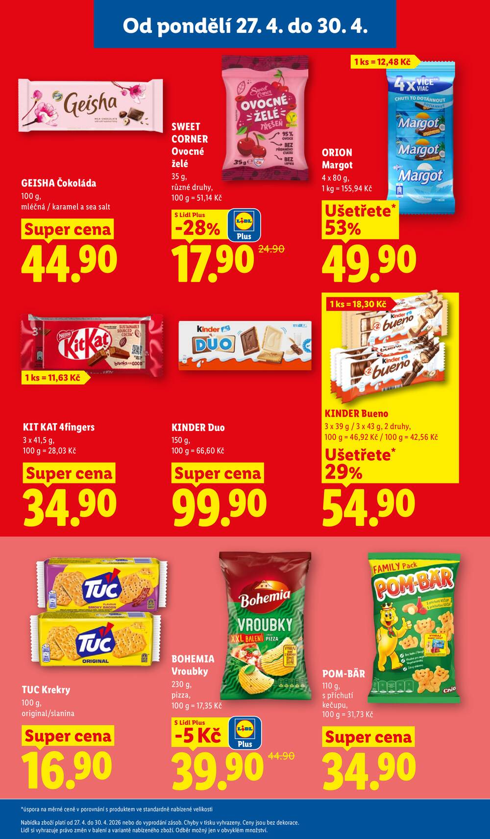 Lidl od 27.4. do 30.4.2026