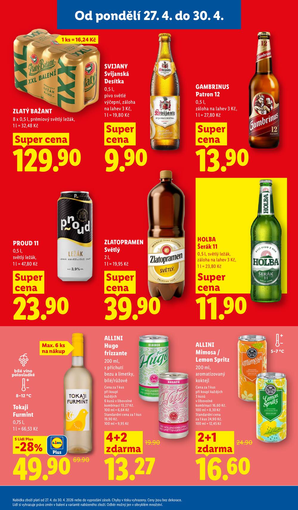 Lidl od 27.4. do 30.4.2026