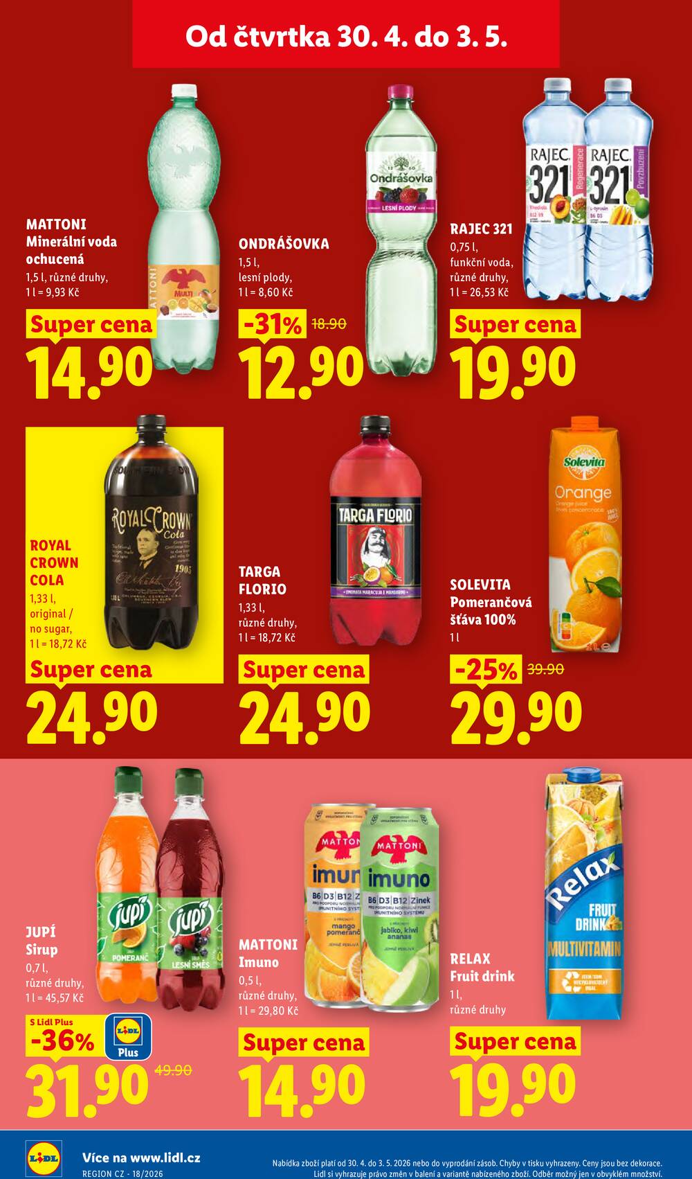 Leták Lidl - Lidl Čtvrtek od 30.4. do 3.5.2026 - strana 24