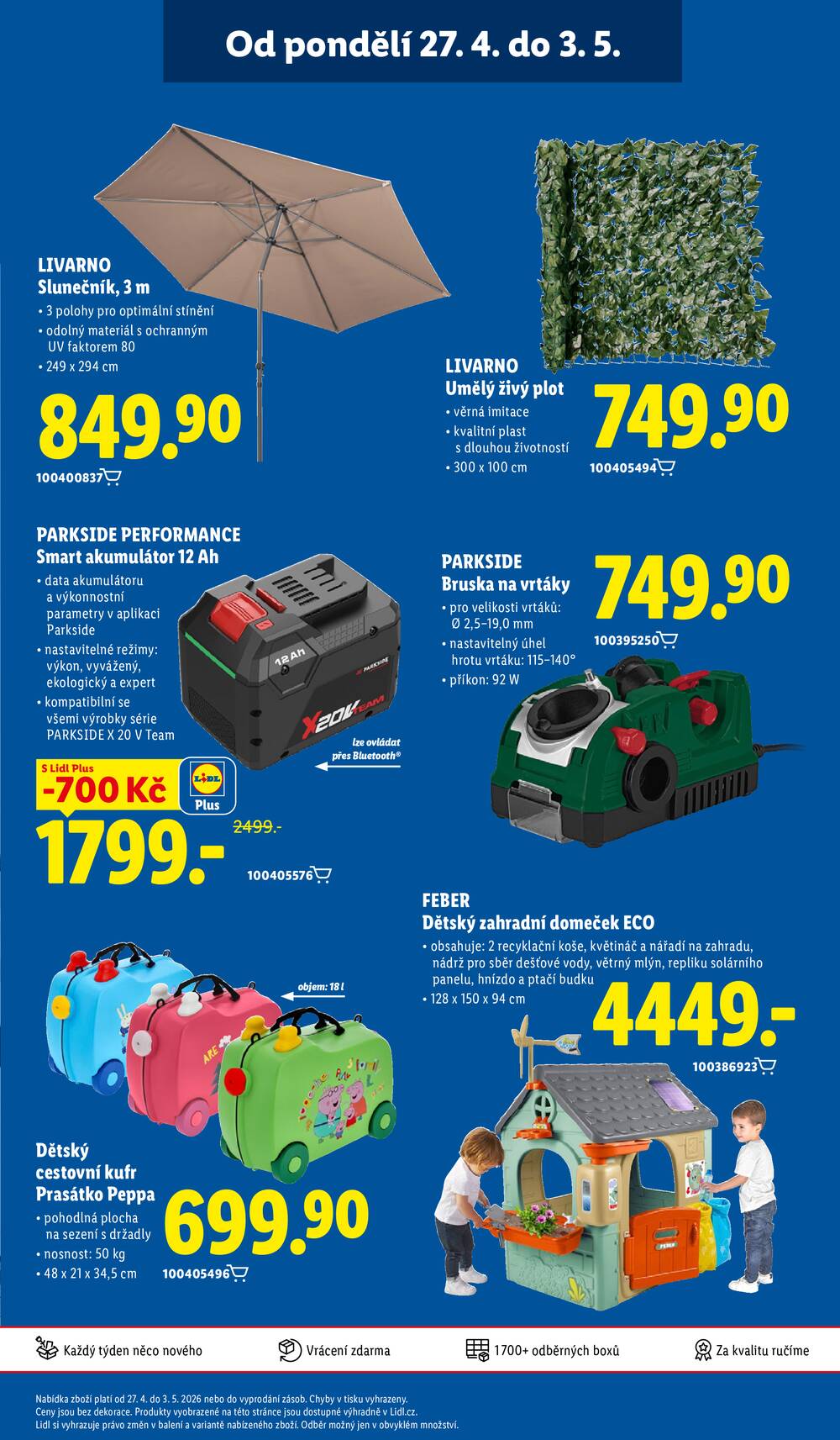 Lidl Čtvrtek od 30.4. do 3.5.2026