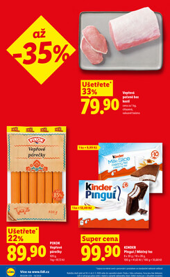 Lidl Čtvrtek od 30.4. do 3.5.2026