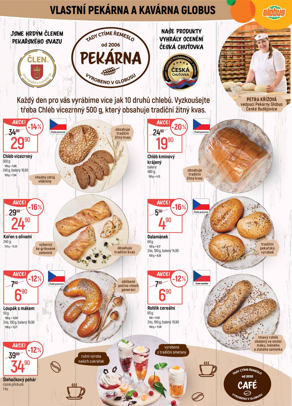 Akční leták Globus 29.4. - 5.5.2026 - Globus České Budějovice