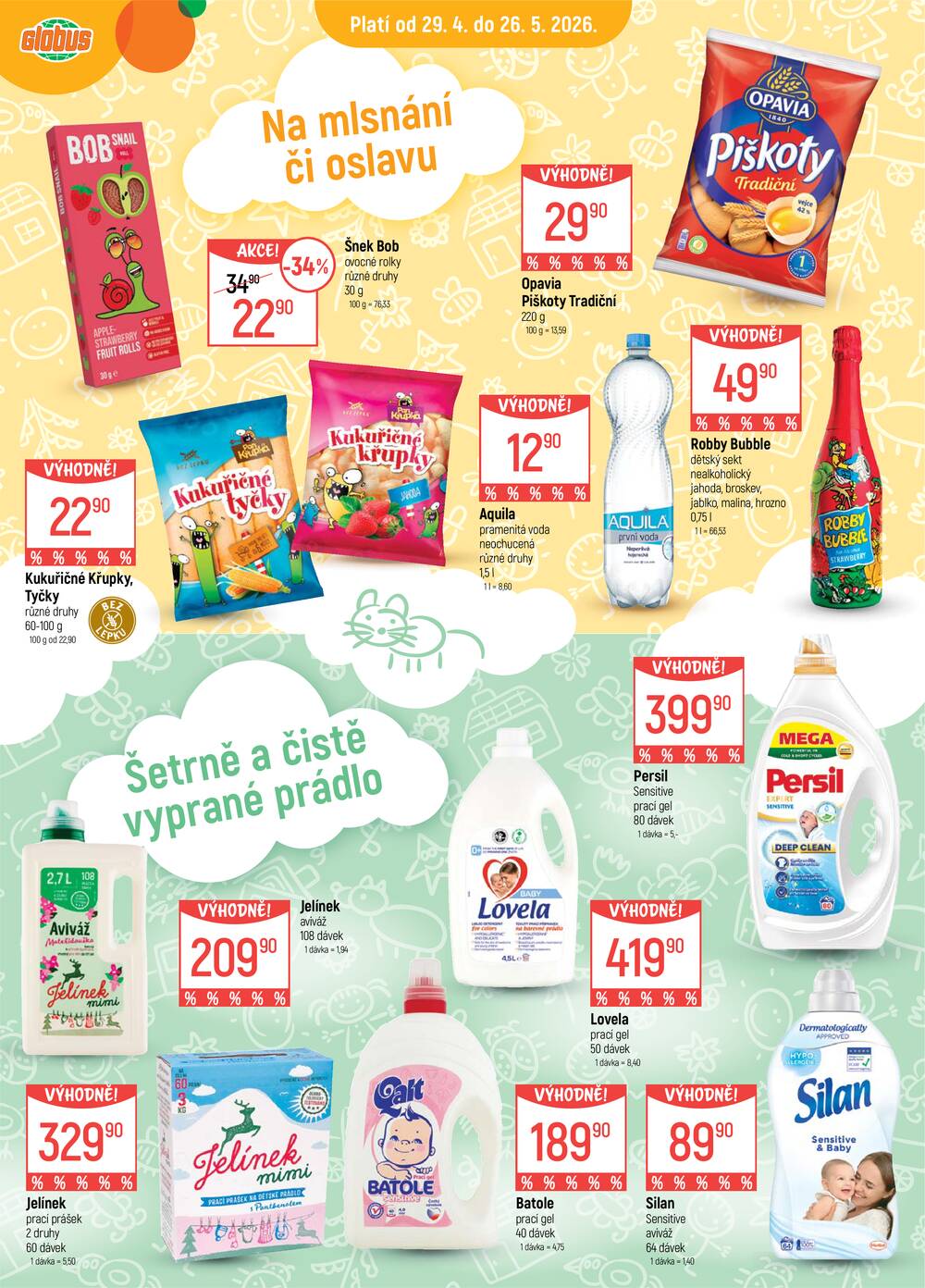 Akční leták Globus 29.4. - 26.5.2026 - Globus Liberec