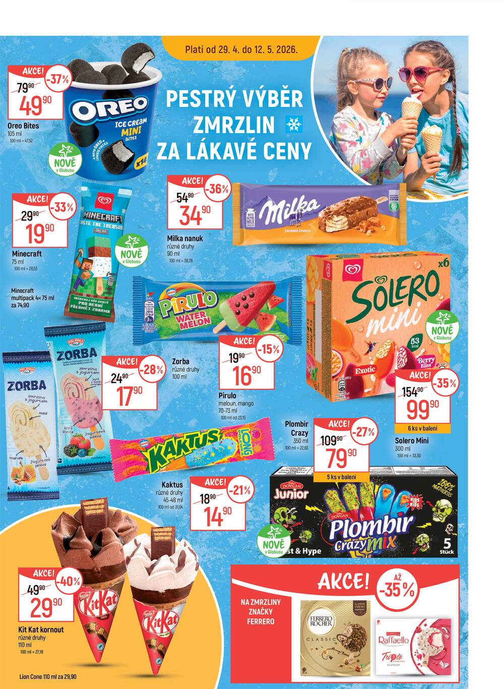 Akční leták Globus 29.4. - 5.5.2026 - Globus Trmice u Ústí nad Labem