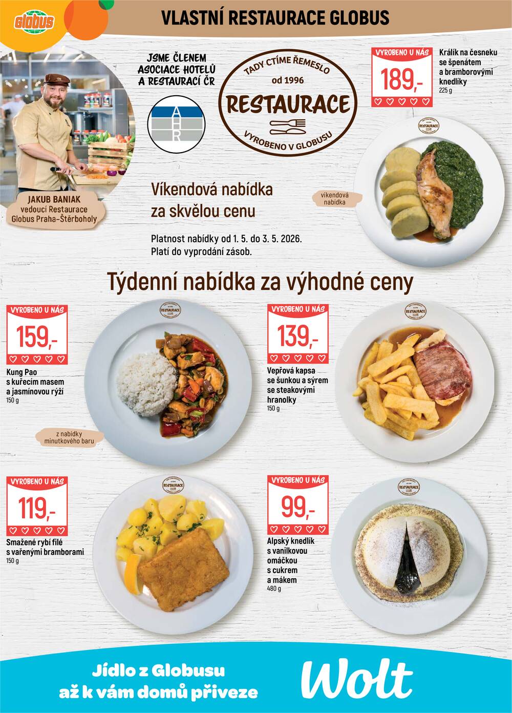 Akční leták Globus 29.4. - 5.5.2026 - Globus Praha - Štěrboholy