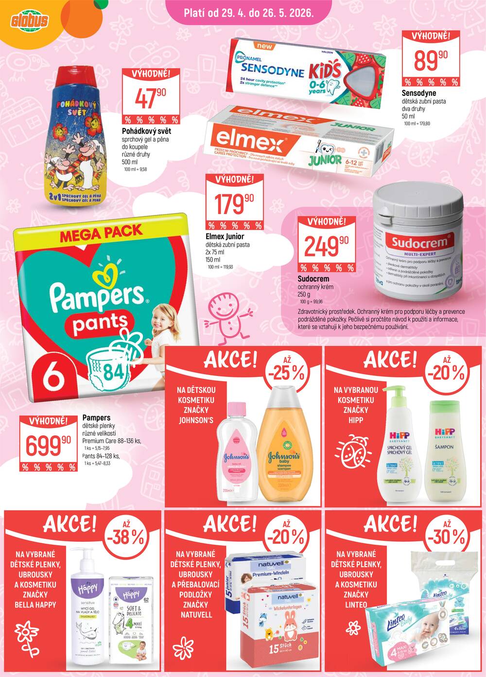 Akční leták Globus 29.4. - 5.5.2026 - Globus Praha - Štěrboholy